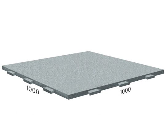 Резиновая плитка Rubblex Active с замком "ласточкин хвост" 1000x1000x30 мм