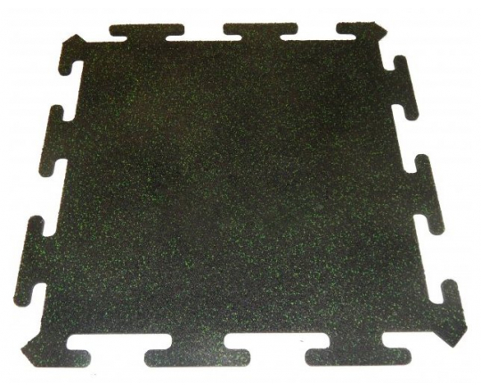 Резиновая плитка Rubblex Puzzle Mix (30%) 1000x1000x10 мм