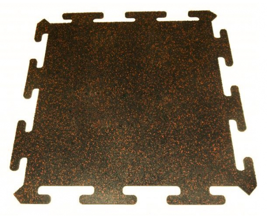 Резиновая плитка Rubblex Puzzle Mix (30%) 1000x1000x25 мм